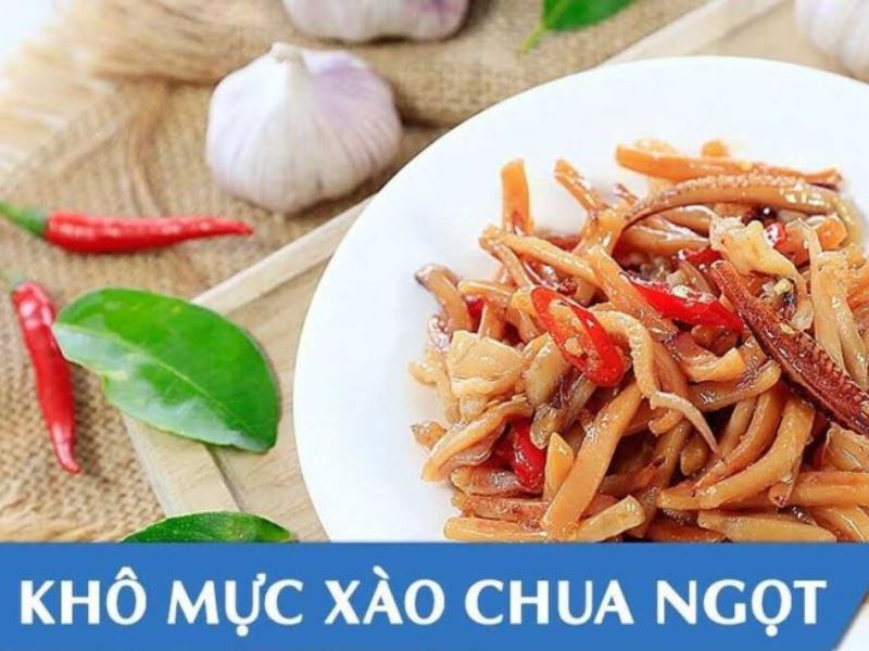 Cách Làm Mực Khô Xào Chua Ngọt Ngon Chuẩn Vị Tại Nhà